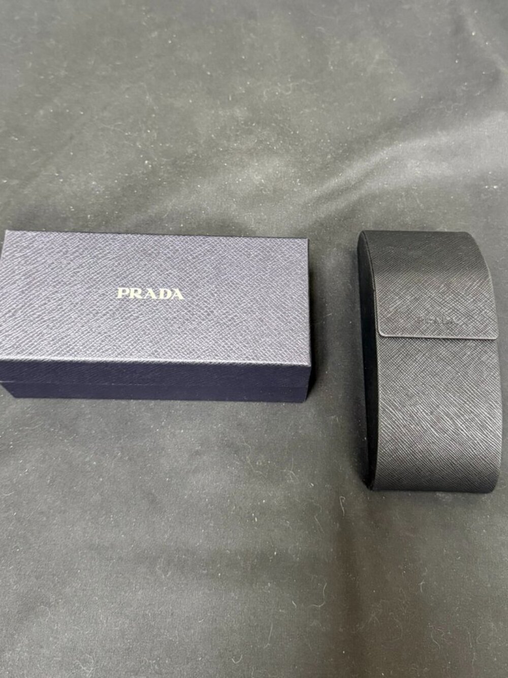 Prada Sunglasses Case, Box & Cleaning Cloth - NEW